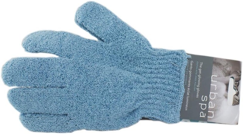 Urbana Spa Exfoliating Gloves Set for Shower and Bath - 3 Pack - Image 2